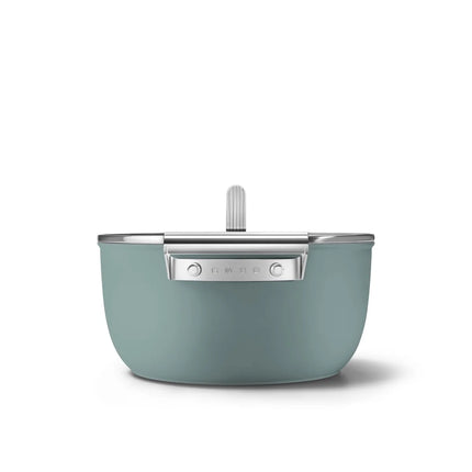 SMEG Bratpfanne mit Keramikbeschichtung Smaragdgrün 24 cm
