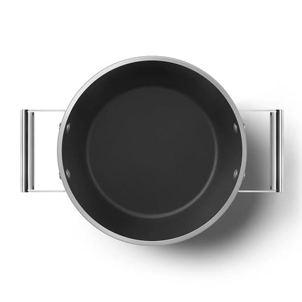 SMEG Bratpfanne mit Keramikbeschichtung Smaragdgrün 24 cm