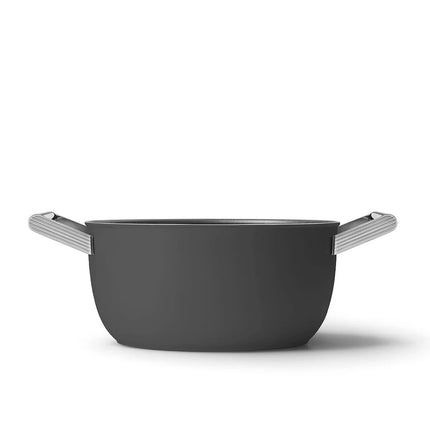 SMEG Bratpfanne mit Keramikbeschichtung Schwarz 24cm