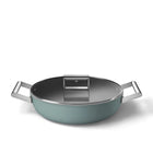 SMEG Schmorpfanne mit Keramikbeschichtung Emerald Green 28 cm