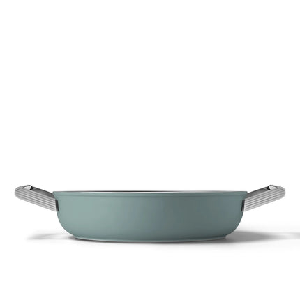 SMEG Schmorpfanne mit Keramikbeschichtung Emerald Green 28 cm