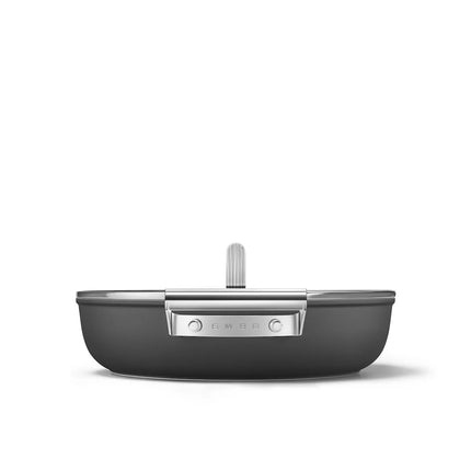 SMEG Schmorpfanne mit Keramikbeschichtung Schwarz 28cm