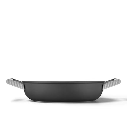 SMEG Schmorpfanne mit Keramikbeschichtung Schwarz 28cm