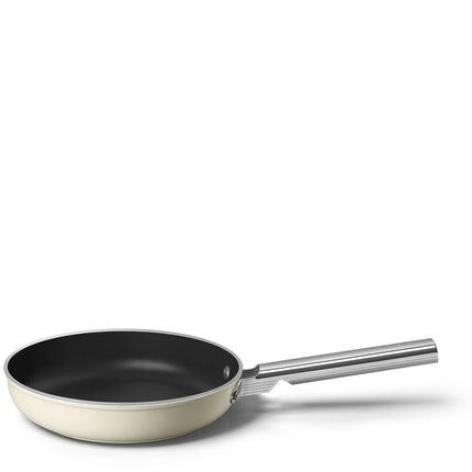 SMEG Bratpfanne mit Keramikbeschichtung Creme