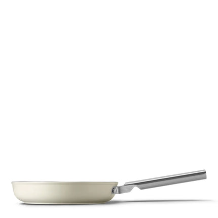 SMEG Bratpfanne mit Keramikbeschichtung Creme