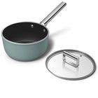 SMEG Stielkasserolle mit Keramikbeschichtung Emerald Green 20 cm