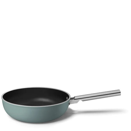 SMEG Wokpfanne mit Keramikbeschichtung Emerald Green 30cm