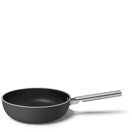 SMEG Wokpfanne mit Keramikbeschichtung Schwarz 30 cm