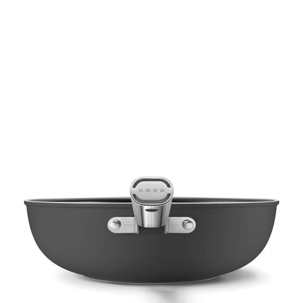 SMEG Wokpfanne mit Keramikbeschichtung Schwarz 30 cm