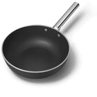 SMEG Wokpfanne mit Keramikbeschichtung Schwarz 30 cm