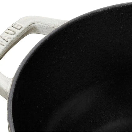 Staub Schmortopf Snowflake White 24 cm - 3,6 l