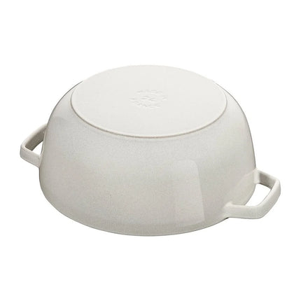 Staub Schmortopf Snowflake White 24 cm - 3,6 l