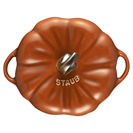 Staub Keramik Kürbis-Cocotte Zimt 12cm / 0,5L