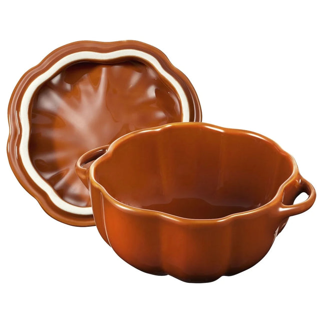 Staub Keramik Kürbis-Cocotte Zimt 12cm / 0,5L