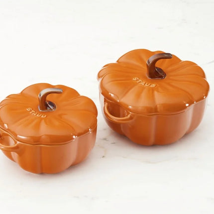 Staub Keramik Kürbis-Cocotte Zimt 12cm / 0,5L