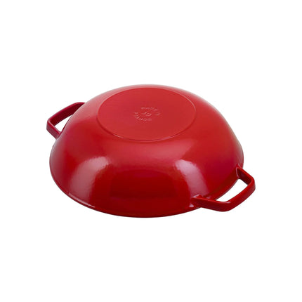 Staub Specialities Wok mit Glasdeckel Kirschrot 30cm