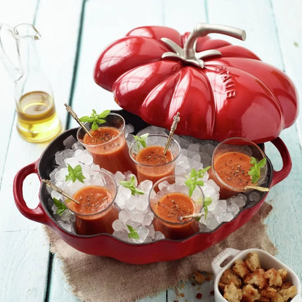 Staub Bratentopf Tomate Kirschrot 25 cm / 3 L