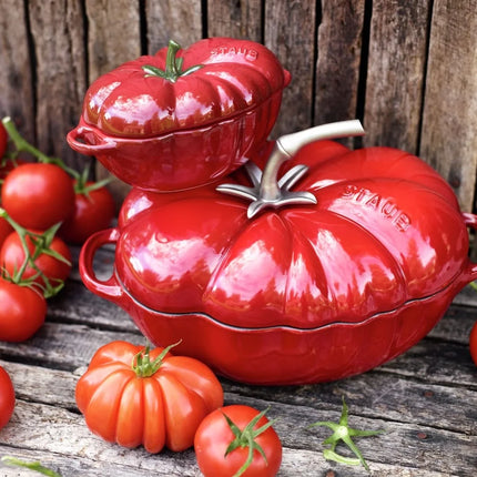 Staub Bratentopf Tomate Kirschrot 25 cm / 3 L