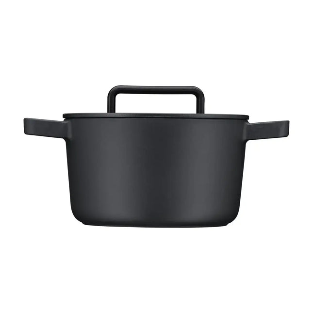 WMF Flavour Gietijzeren Braadpan Rond vooraanzicht
