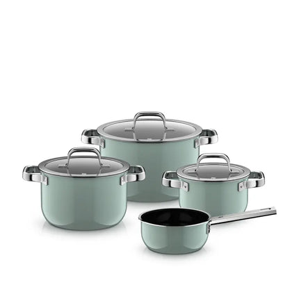 WMF Fusiontec 2.0 Mineral Pro Pannenset 4-delig - Pastelgroen
