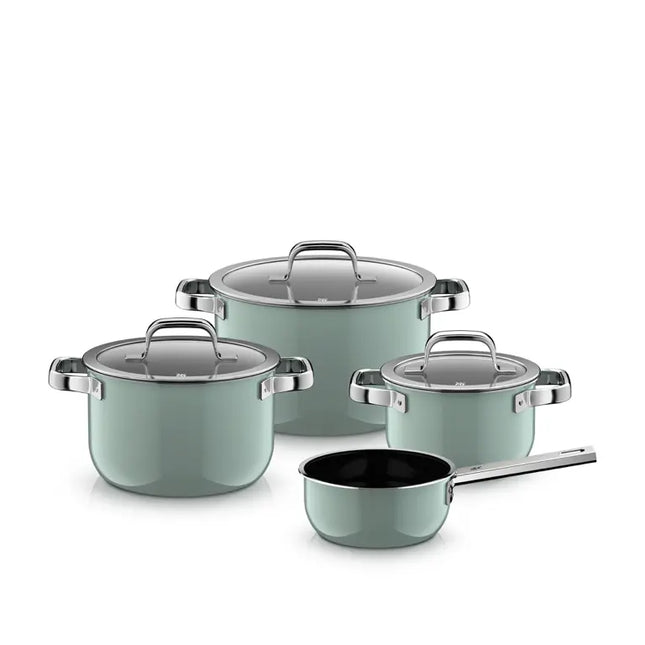 WMF Fusiontec 2.0 Mineral Pro Pannenset 4-delig - Pastelgroen