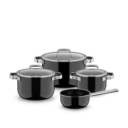 WMF Fusiontec 2.0 Mineral Pro Pannenset 4-delig - Zwart