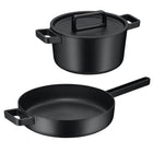 WMF Flavour Gusseisen-Set – Bräter und Bratpfanne