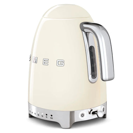SMEG Wasserkocher mit variabler Temperatur Creme