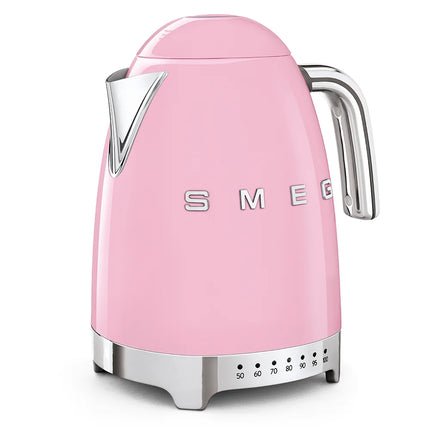 SMEG Wasserkocher mit variabler Temperatureinstellung Pink