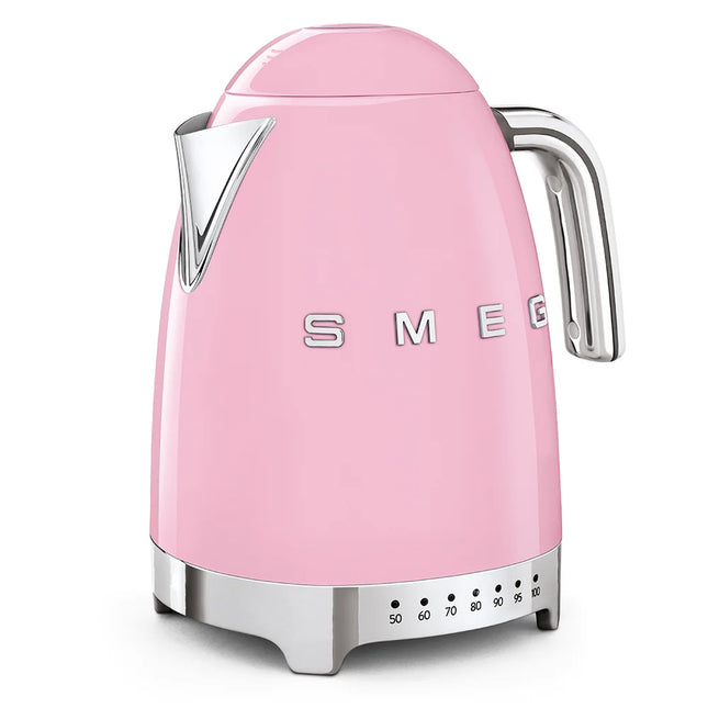 SMEG Wasserkocher mit variabler Temperatureinstellung Pink