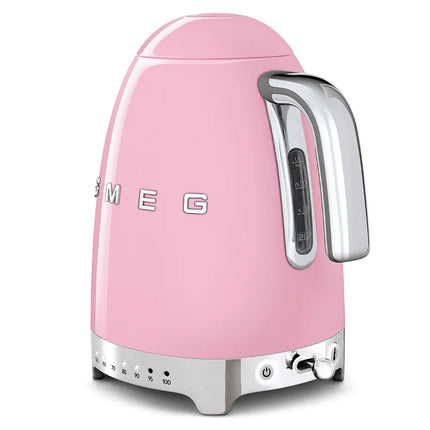 SMEG Wasserkocher mit variabler Temperatureinstellung Pink