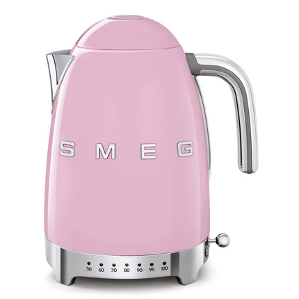 SMEG Wasserkocher mit variabler Temperatureinstellung Pink