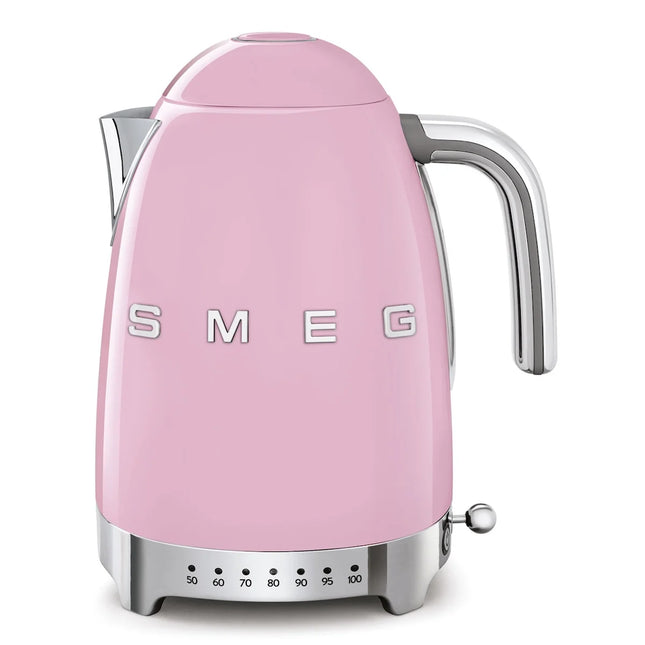 SMEG Wasserkocher mit variabler Temperatureinstellung Pink