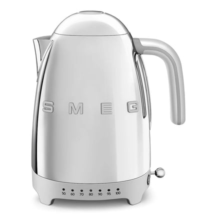 SMEG Wasserkocher mit variabler Temperatureinstellung Edelstahl