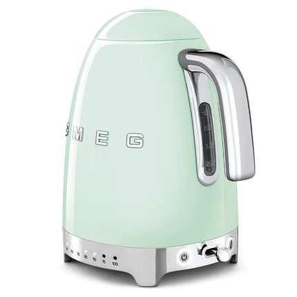 SMEG Wasserkocher mit variabler Temperatur Wassergrün