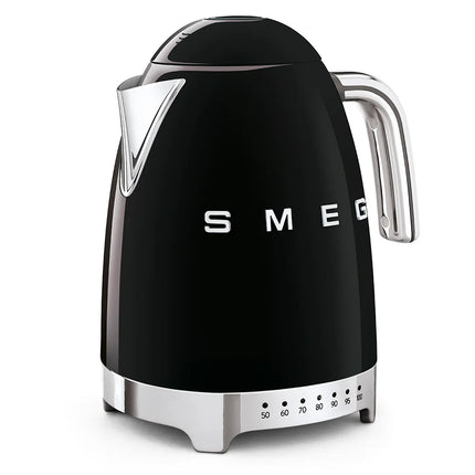 SMEG Wasserkocher mit variabler Temperatureinstellung Schwarz