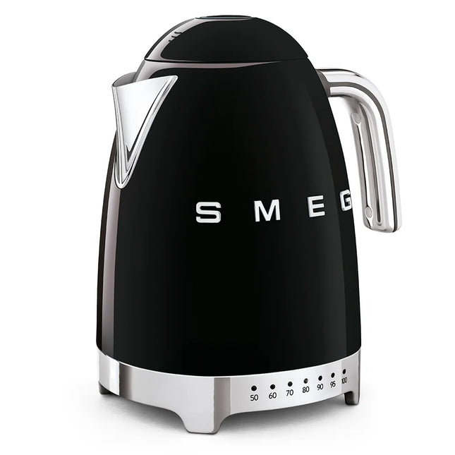 SMEG Wasserkocher mit variabler Temperatureinstellung Schwarz