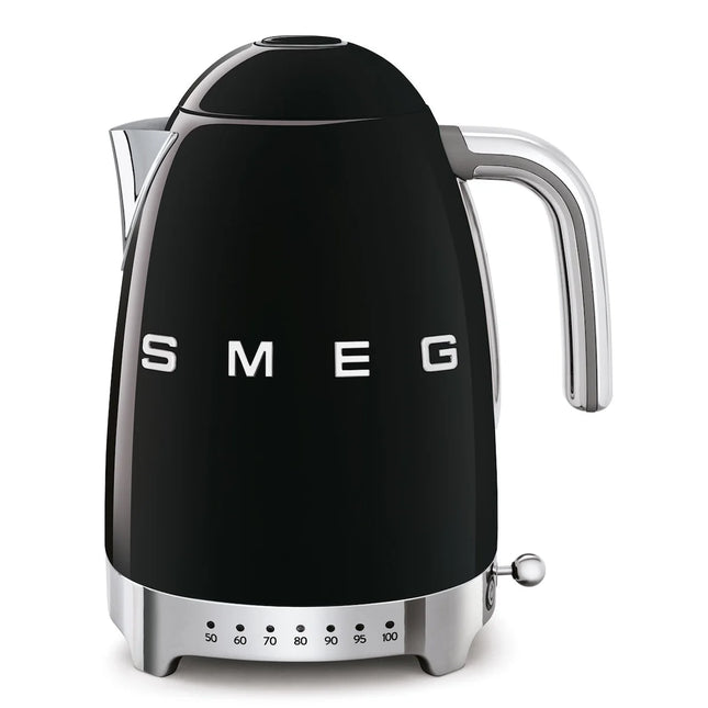 SMEG Wasserkocher mit variabler Temperatureinstellung Schwarz