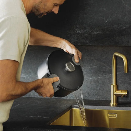 BergHOFF Leo Phantom Pfannenset - 14-teiliges Downdraft XXXL Komplettset