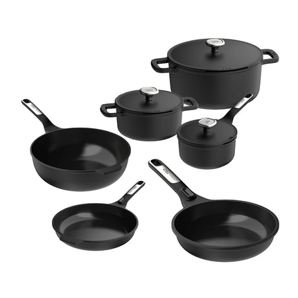 BergHOFF Leo Phantom Pfannenset - 6-teilig mit kostenlosem Pfannenschutz-Set!