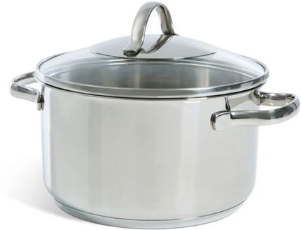 BK Essentials Kochtopf-Set - Edelstahl - 4-teilig - mit Glasdeckeln