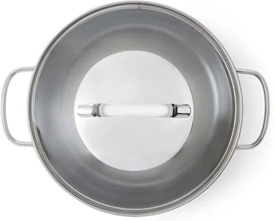 BK Essentials Kochtopf-Set - Edelstahl - 4-teilig - mit Glasdeckeln