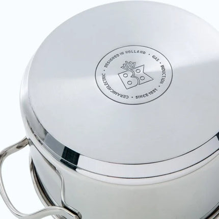 BK Essentials Kochtopf-Set - Edelstahl - 4-teilig - mit Glasdeckeln