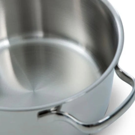 BK Essentials Kochtopf-Set - Edelstahl - 4-teilig - mit Glasdeckeln