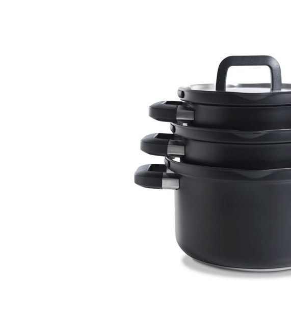 Flow Cool Black Topfset 4-teilig