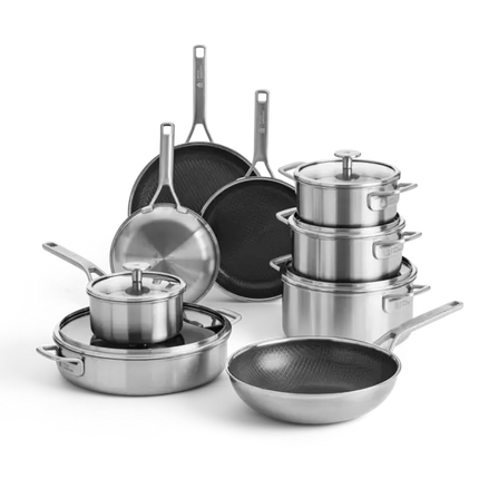 BK Maestro Edelstahl & Durabond Hybrid XL-Set mit gratis Pfannenschutz-Set