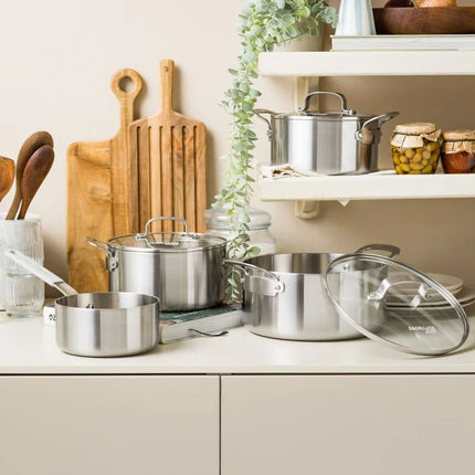 Dagelijkse Kost Proline 3-Ply Kochtopfset - 4-teiliges Topfset