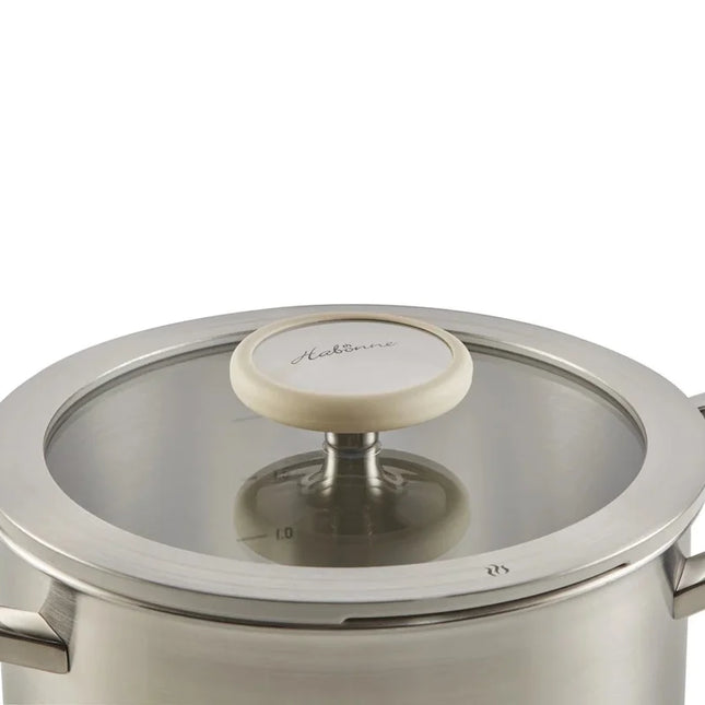 Habonne Allure Downdraft Edelstahl 5-Schicht Kochtopf