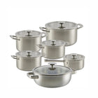 Habonne Allure Topfset Downdraft 6-teilig - 5-ply Edelstahl