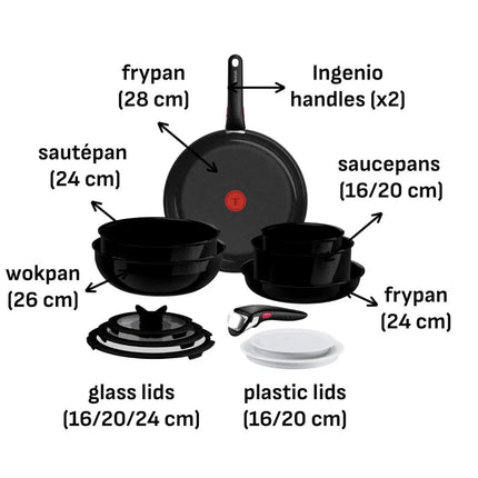 Tefal Excellence Keramik-Pfannenset 13-teilig